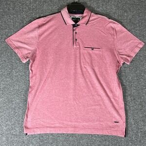 Rodd & Gunn Sherwood Sports Fit Polo Shirt Men's Size 2XL Pink